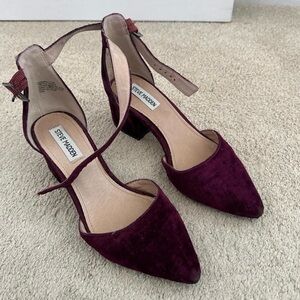 Steve Madden Dark Velvet Heels